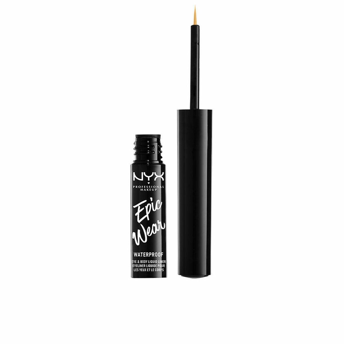 Eyeliner NYX Epic Wear Gul Vandafvisende (3,5 ml)