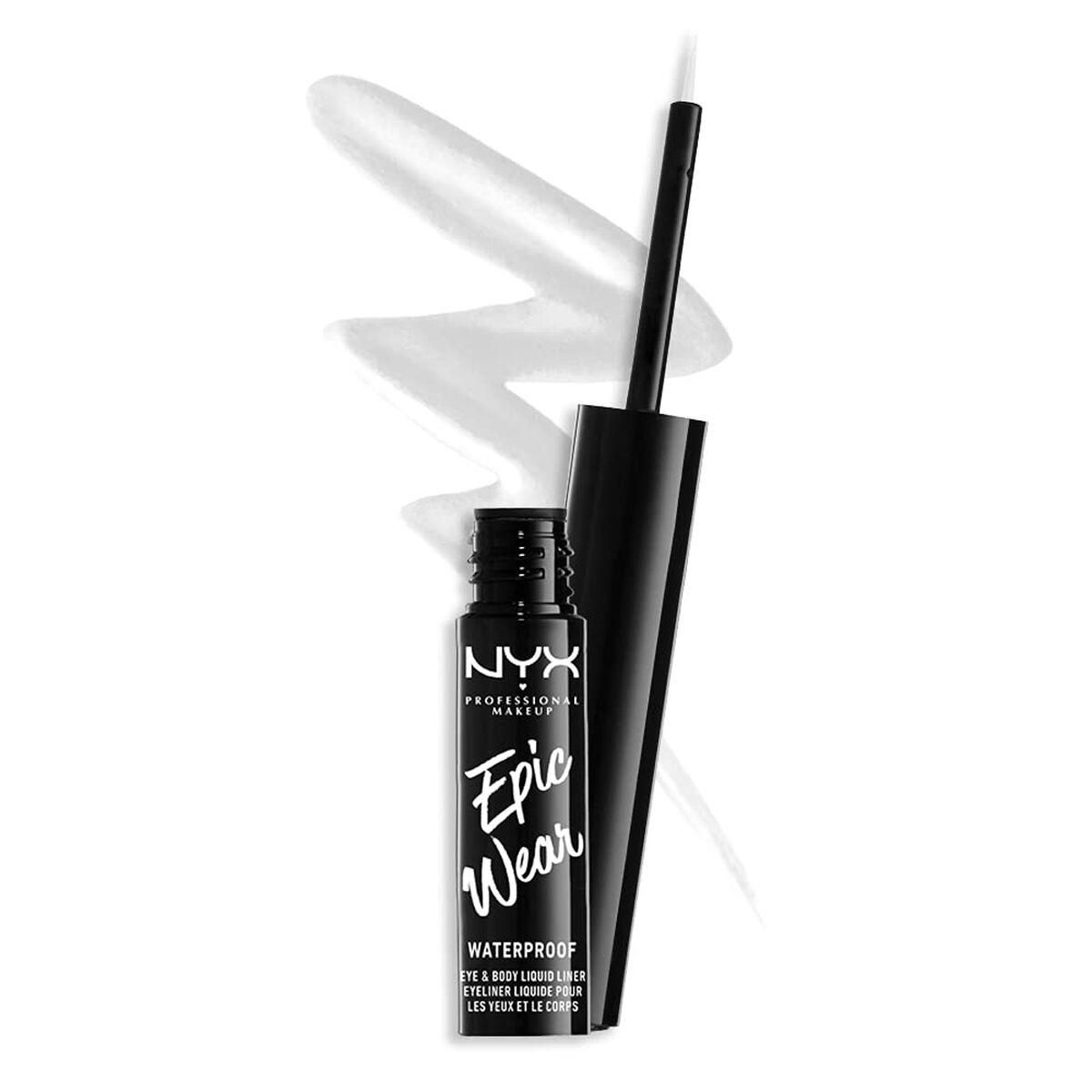 Eyeliner NYX Epic Wear Vandafvisende Hvid