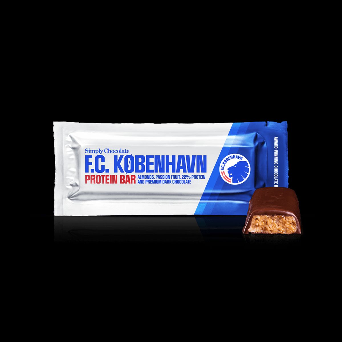 F.C. København Proteinbar | Mandler, passionsfrugt og mørk chokolade