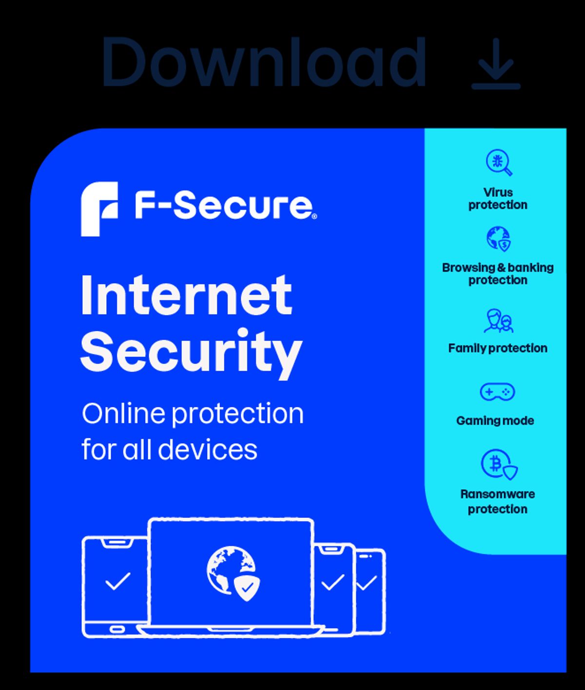 F-Secure Internet Security - 1 enhed / 1 år