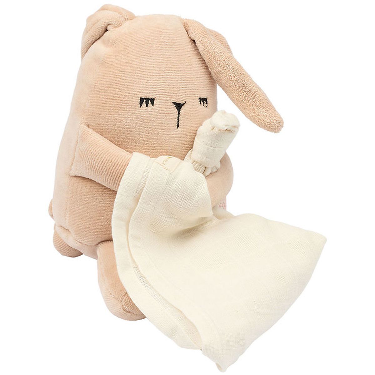 Fabelab Musikbamse - Bunny - 18 cm - Dusty Rose