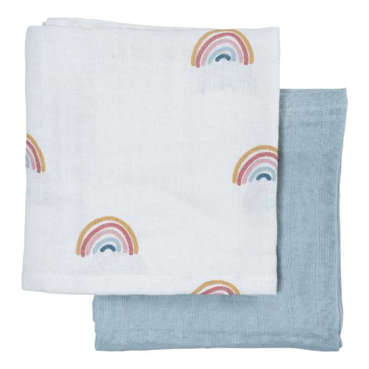 Fabelab - Muslin Stofbleer 2-pak - Rainbow - One size