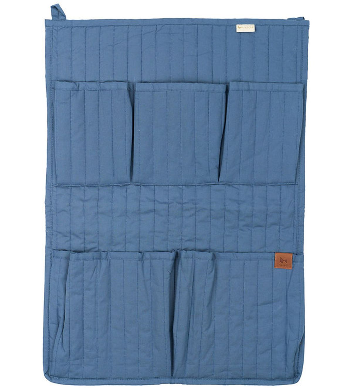 Fabelab Vægophæng m. Lommer - Quilted - 45x65 cm - Vintage Blue