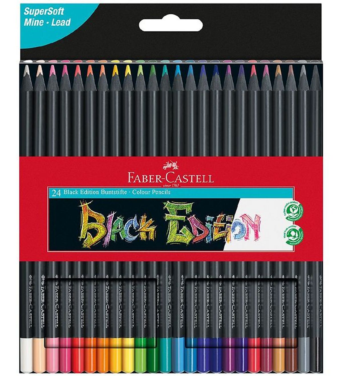 Faber-Castell Farveblyanter - 24 stk. - Trekantet - Multi