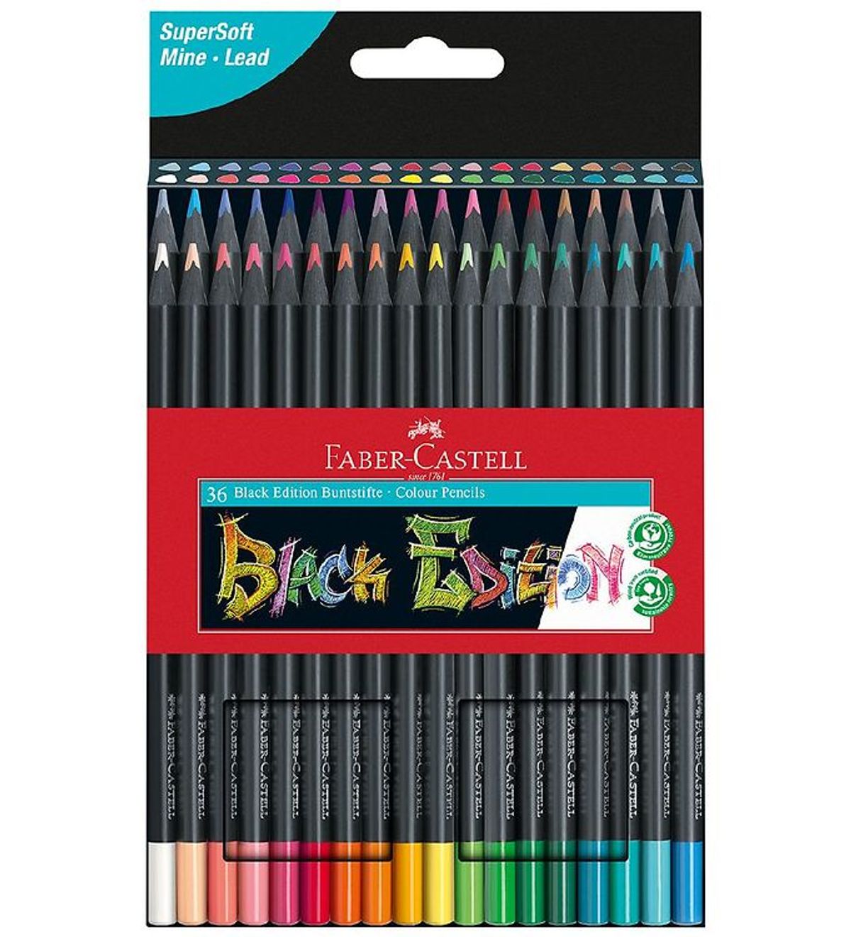 Faber-Castell Farveblyanter - 36 stk. - Trekantet - Multi