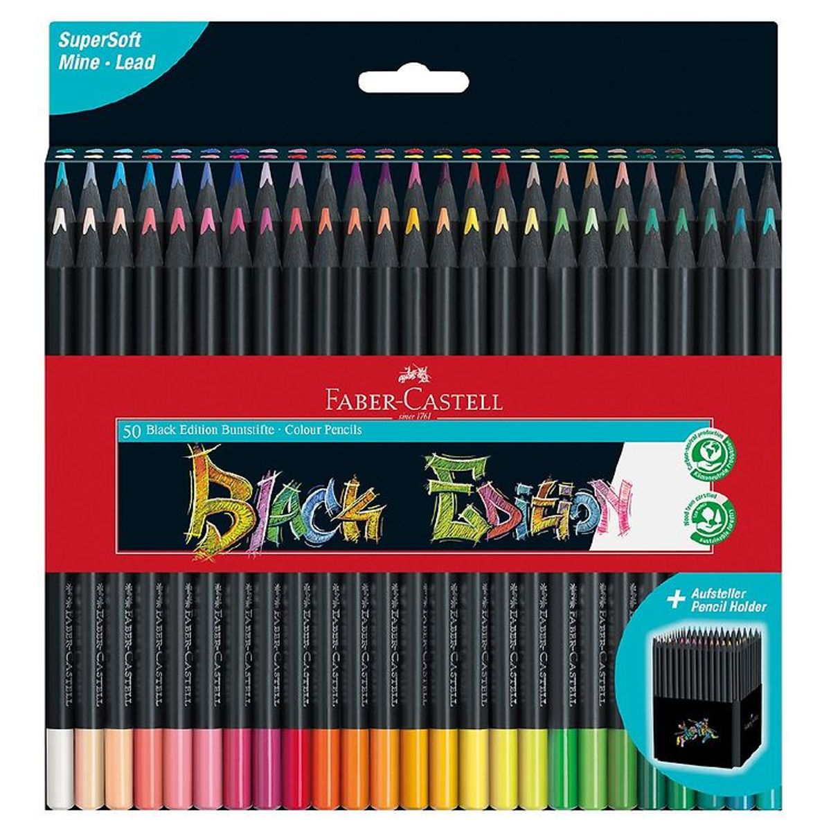 Faber-Castell Farveblyanter - 50 stk. - Trekantet - Multi