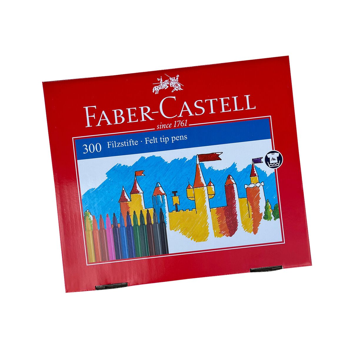 Faber-Castell klassesæt, fine tusser i assorterede farver - 300 stk.