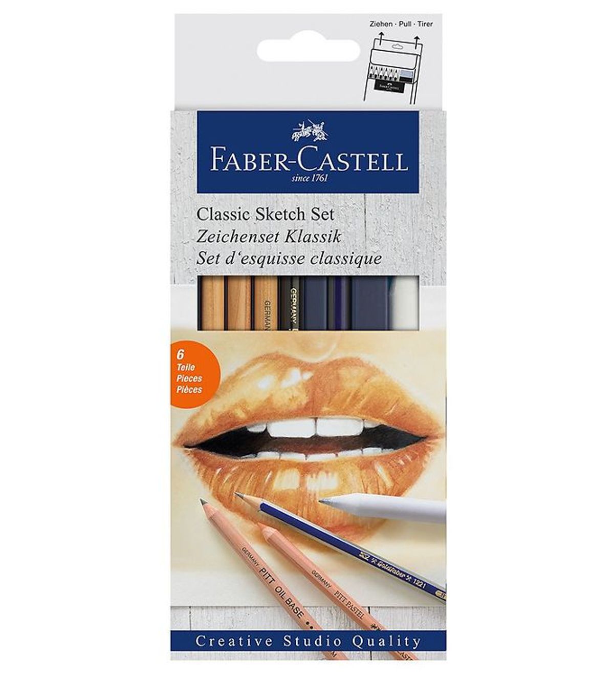 Faber-Castell Tegnesæt - Classic Sketch - 6 stk