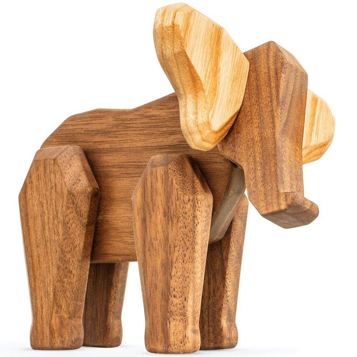 FableWood Mor Elefant figur i træ med 6 magnetiske dele