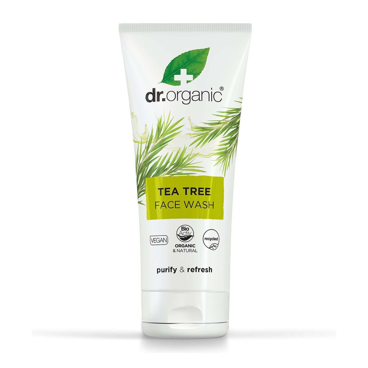 Face wash tea tree Dr. Organic - 200 ml.