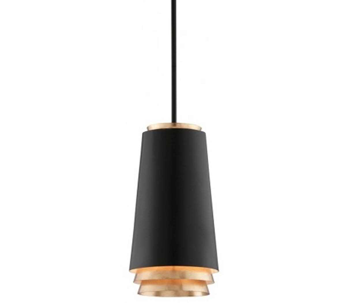 Fahrenheit Loftlampe i jern Ø21 cm 1 x E27 - Antik guld/Sort