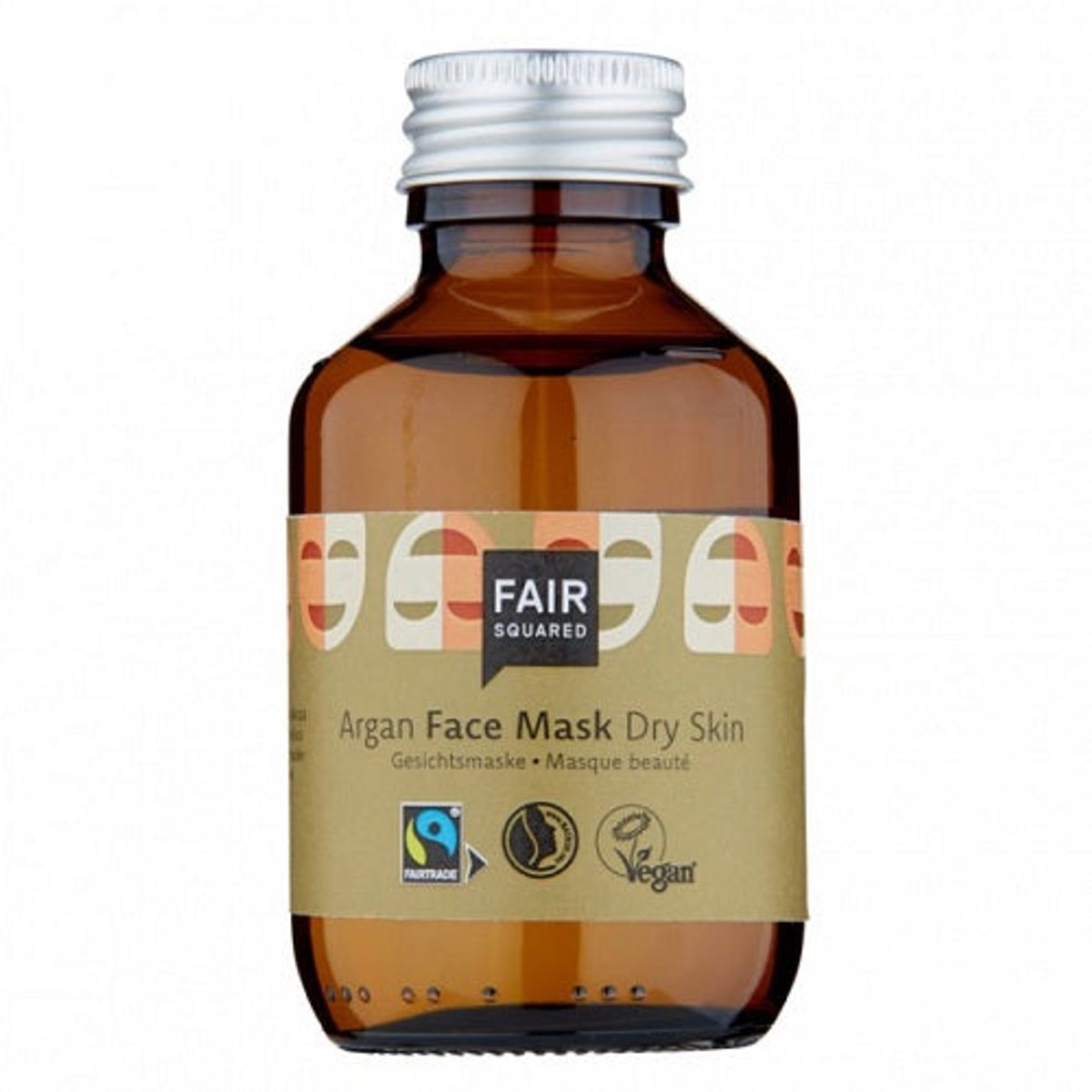 Fair squared- Argan Ansigtsmaske til tør hud- Zero waste 100ml