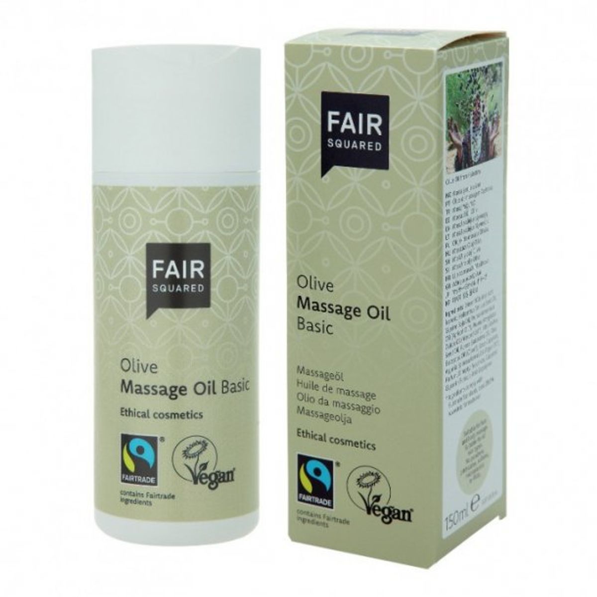 Fair squared- Oliven Massageolie, 150ml