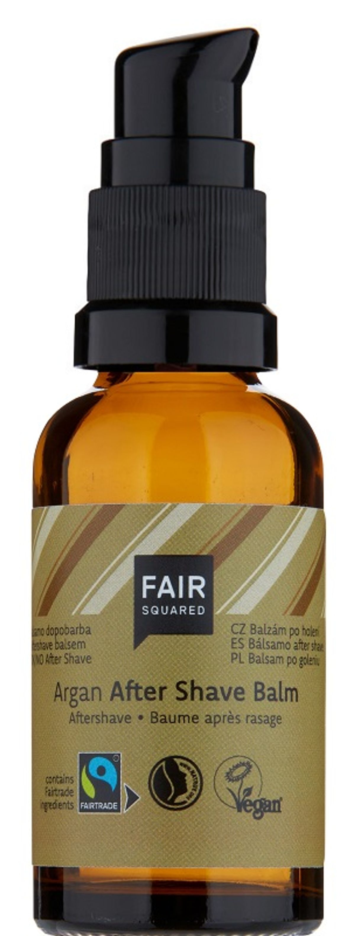 FAIR SQUARED - Økologisk Argan Aftershave Balm med pumpe