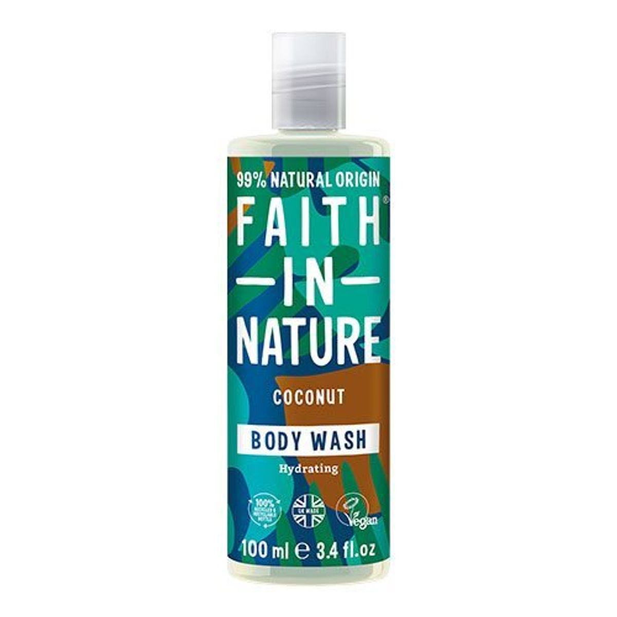 Faith in Nature Body Wash Kokos - 100 ml.