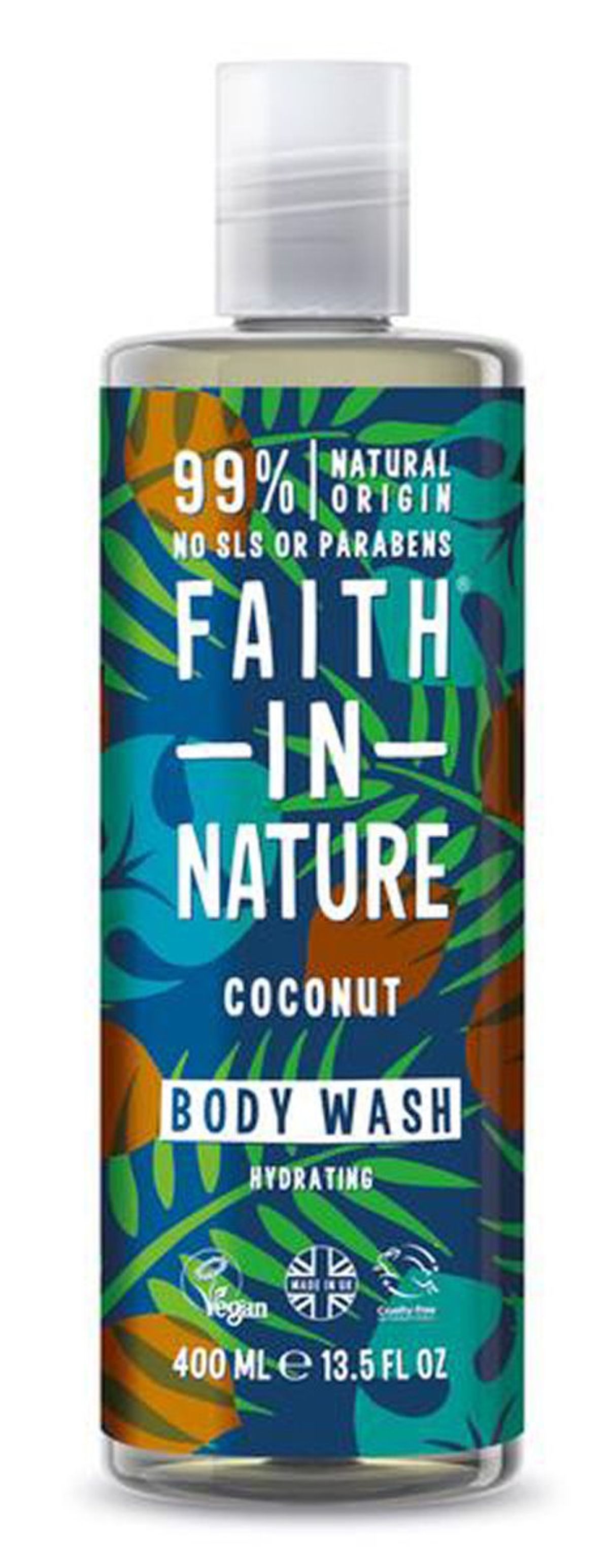 Faith in nature coconut body wash hydrating 400ml