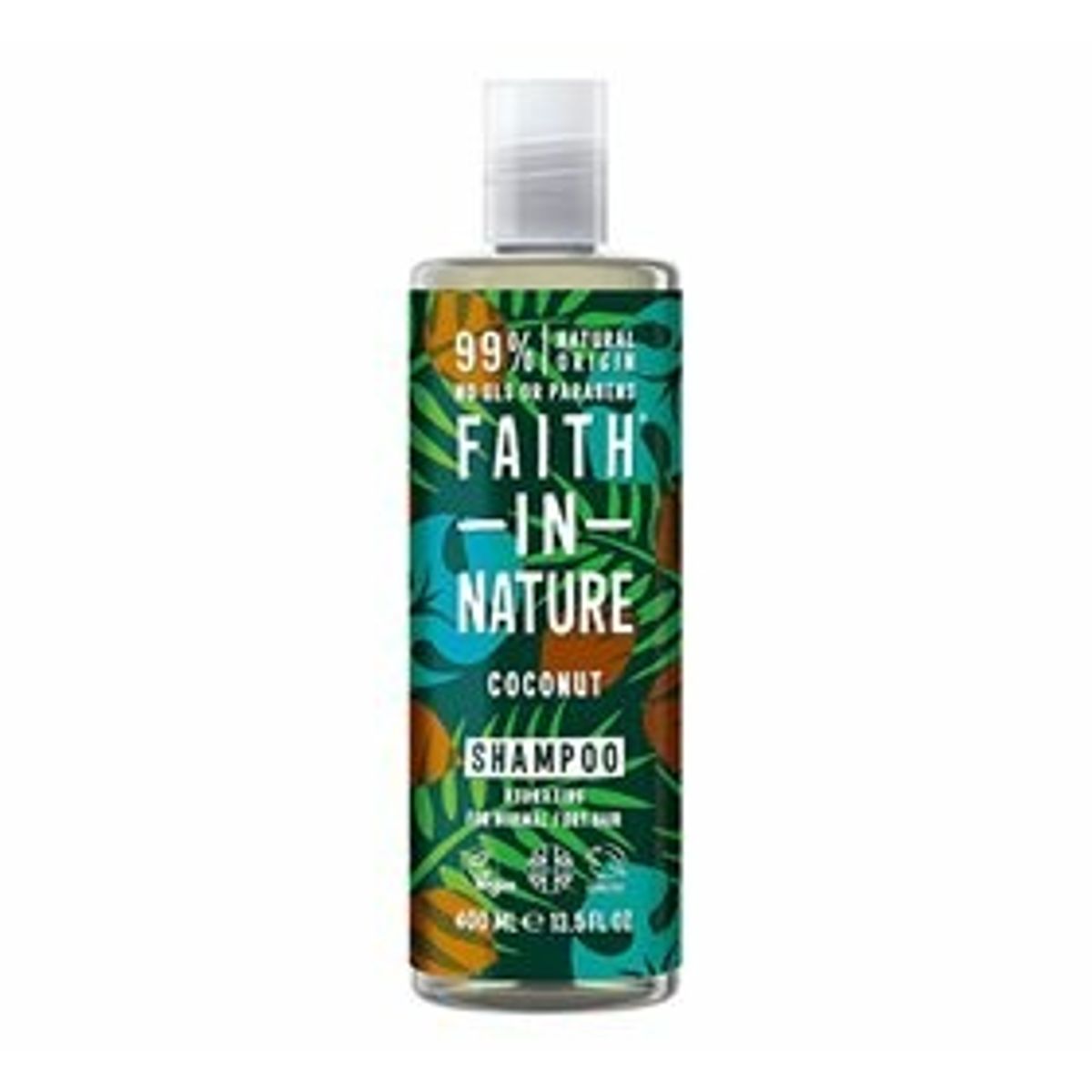 Faith in Nature Shampoo Kokos, 400 ml.