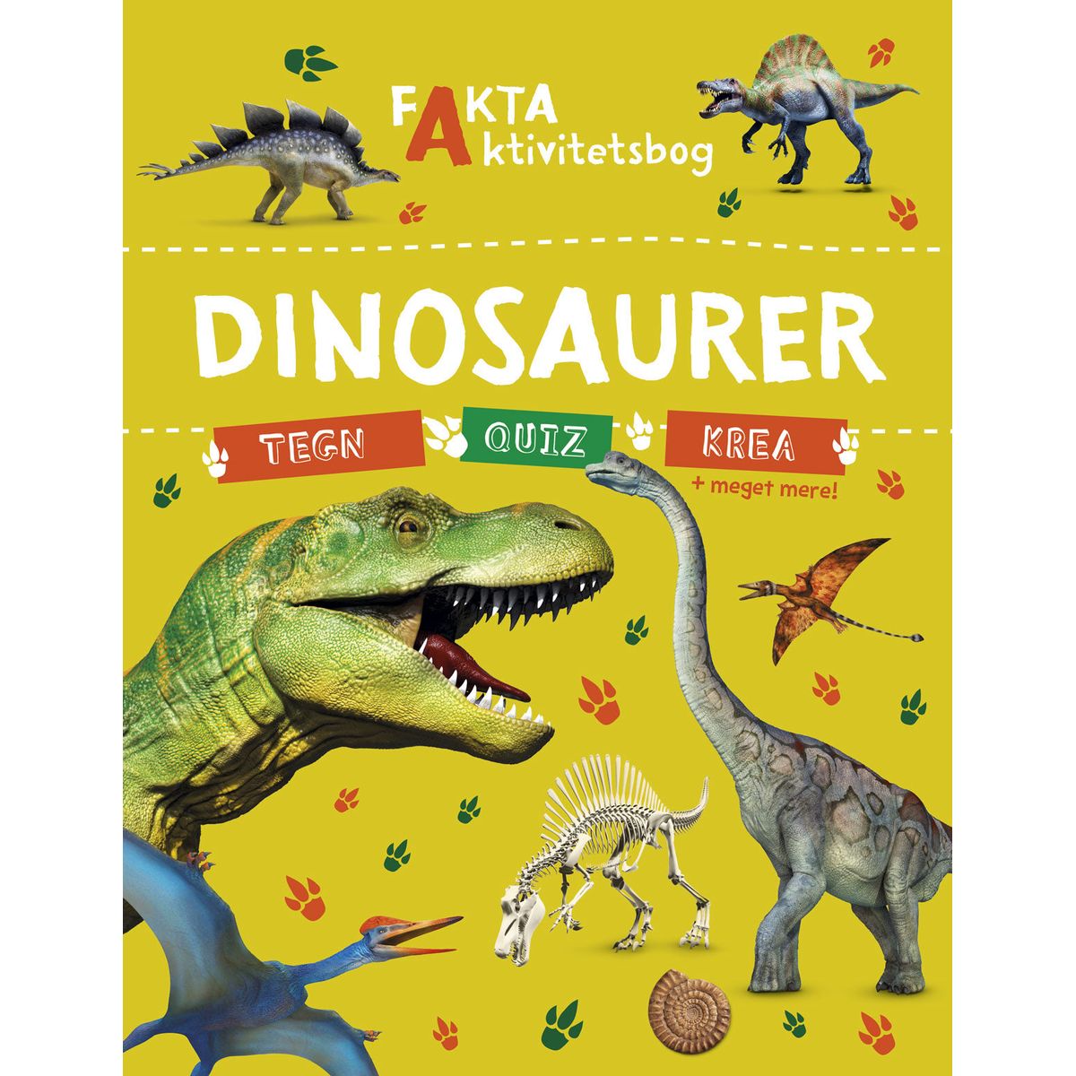 Fakta aktivitetsbog: Dinosaurer