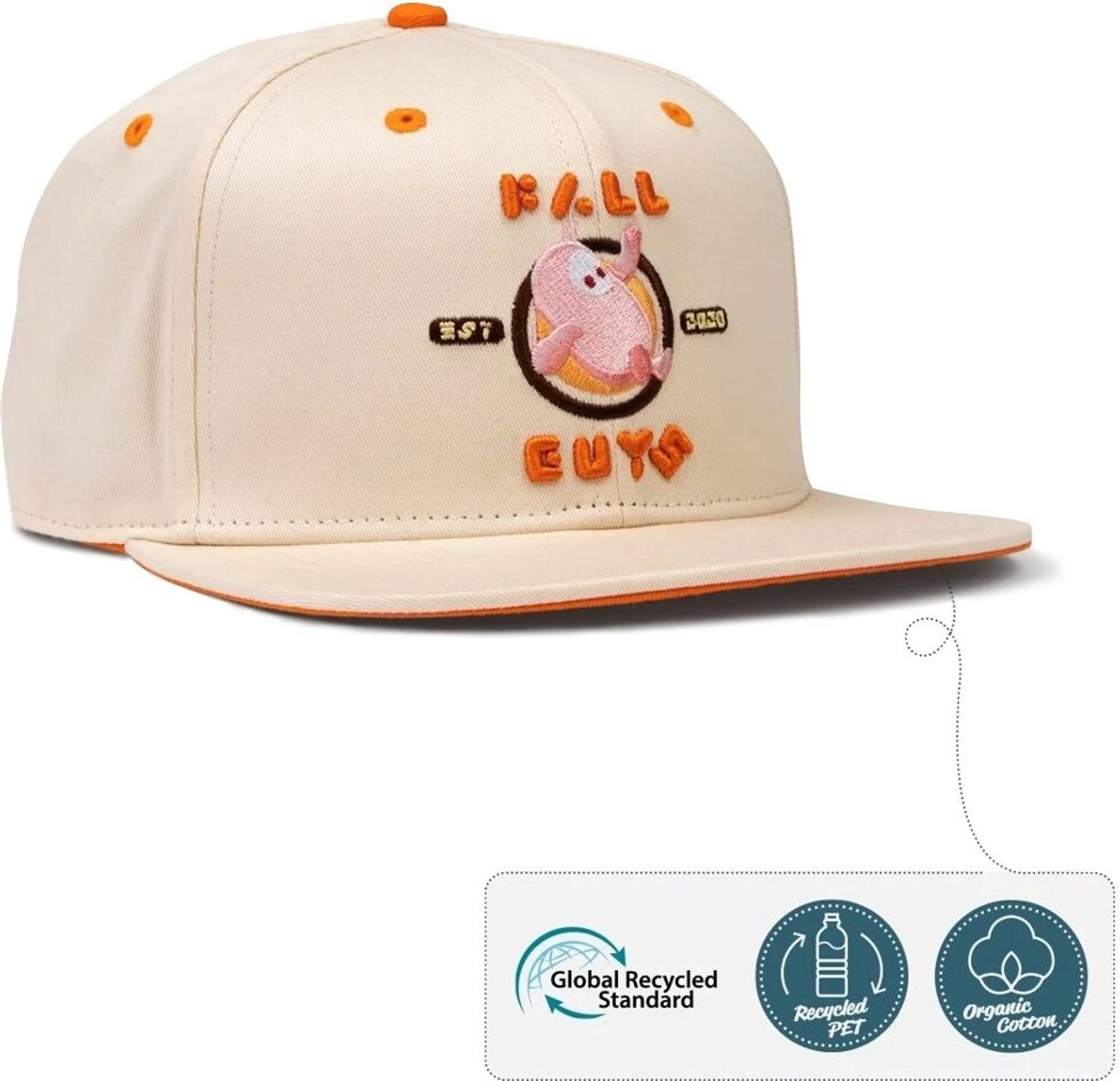 Fall Guys - Snapback Cap - Qualified - Beige