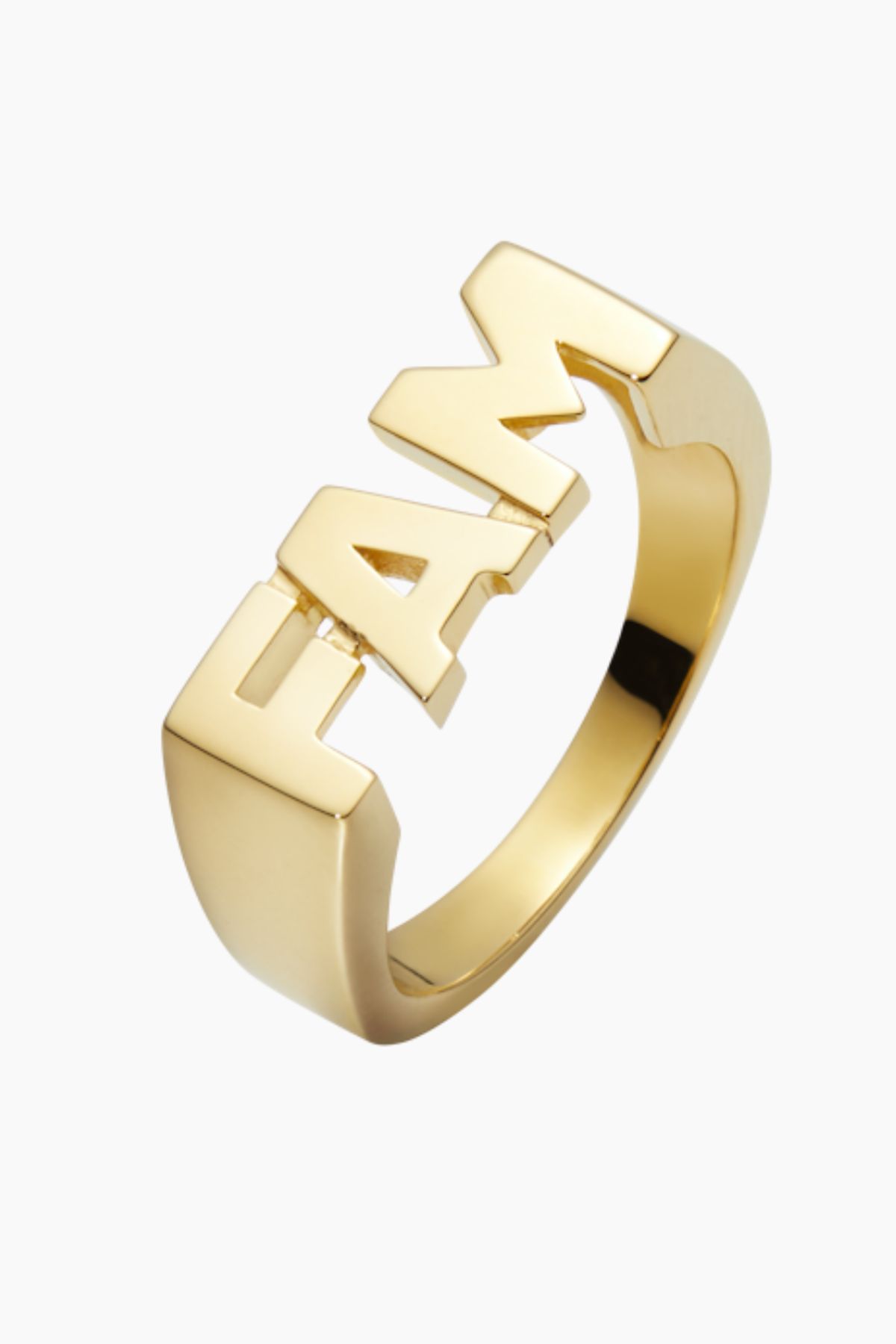 Fam Ring - Goldplated Silver - Maria Black - Guld 50