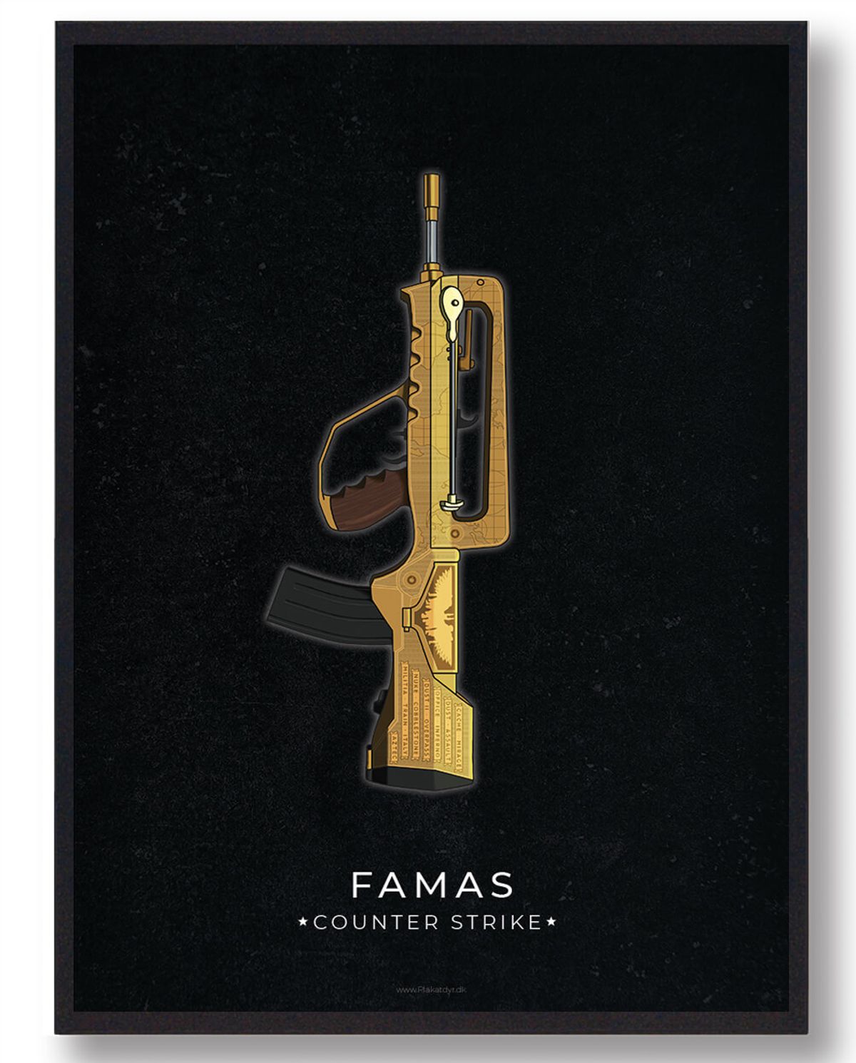 Famas - CS gamerplakater (Størrelse: L - 50x70cm (B2))