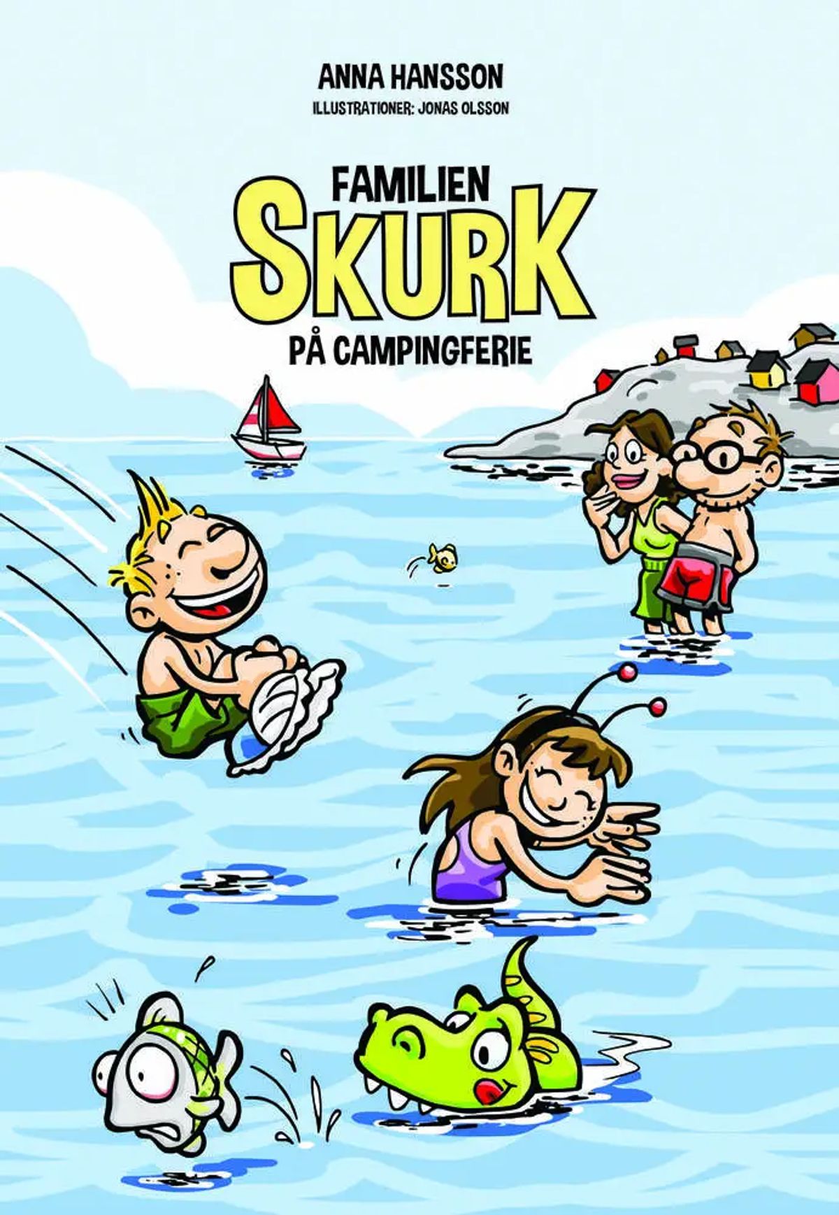 Familien Skurk på campingferie