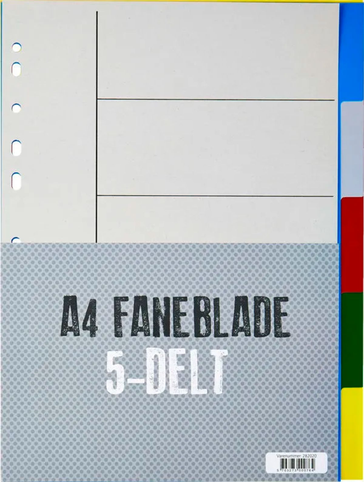 Faneblade Relief 5-delt plast