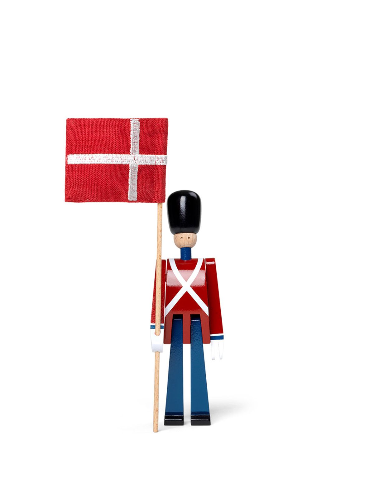 Fanebærer med tekstilflag, mini af Kay Bojesen