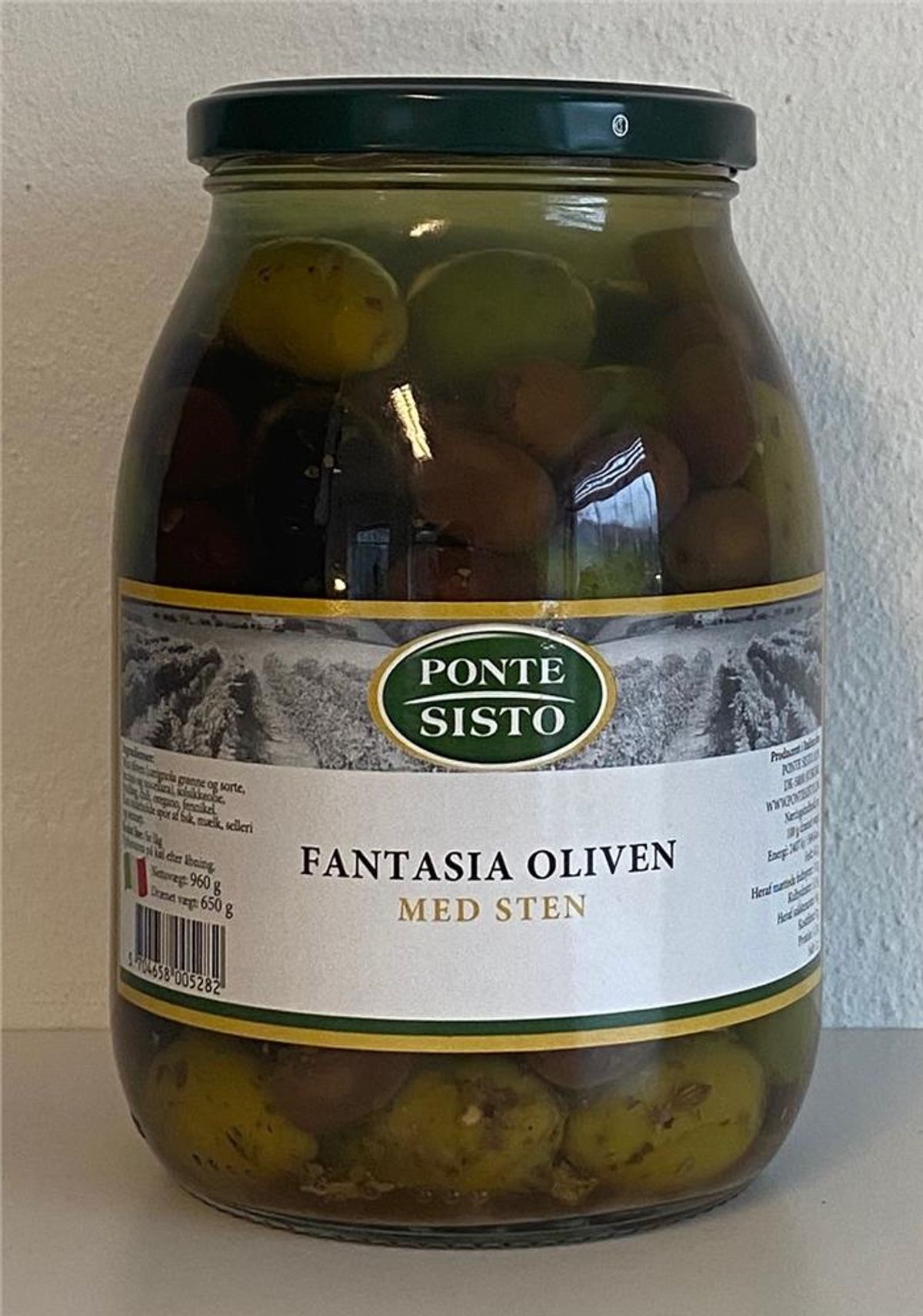 Fantasia Oliven Med Sten Gl 960 G