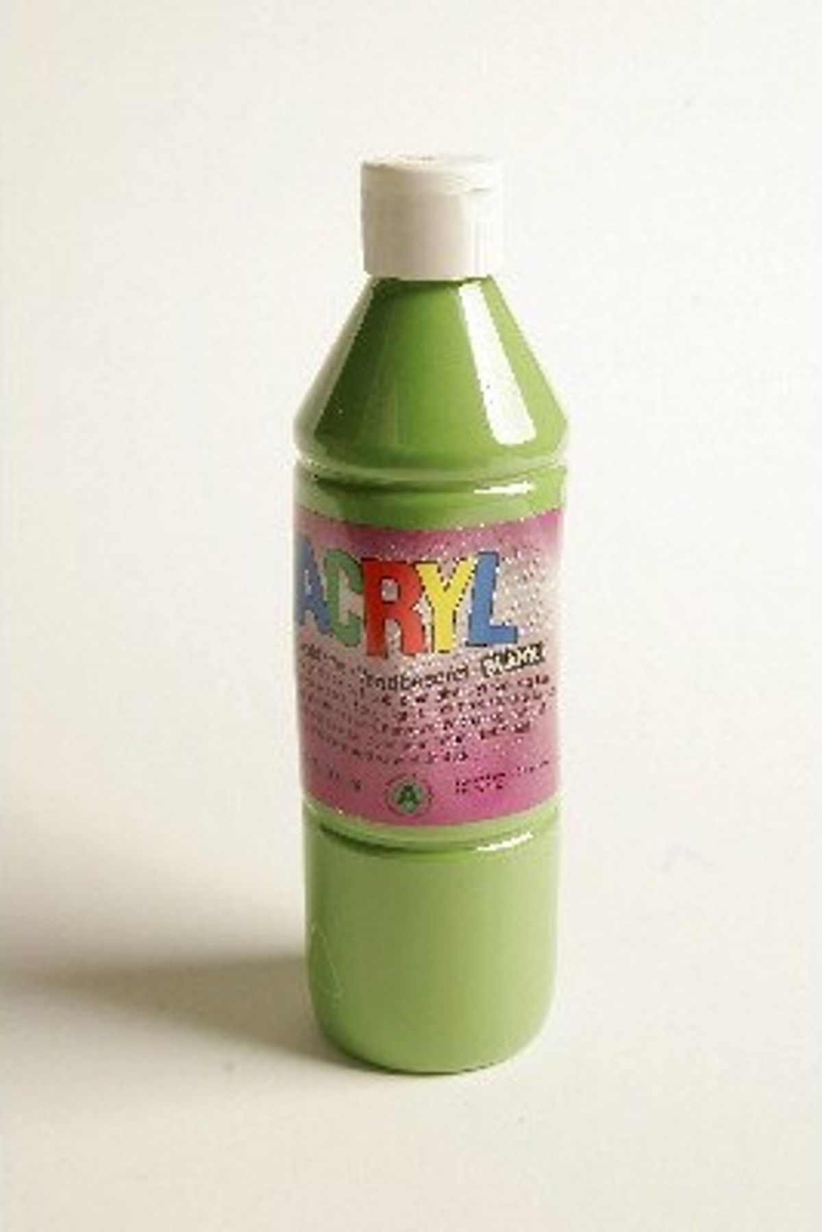 Fantasy Color - Acryl Maling - Lysegrøn - Blank - 500 Ml - Fantasy