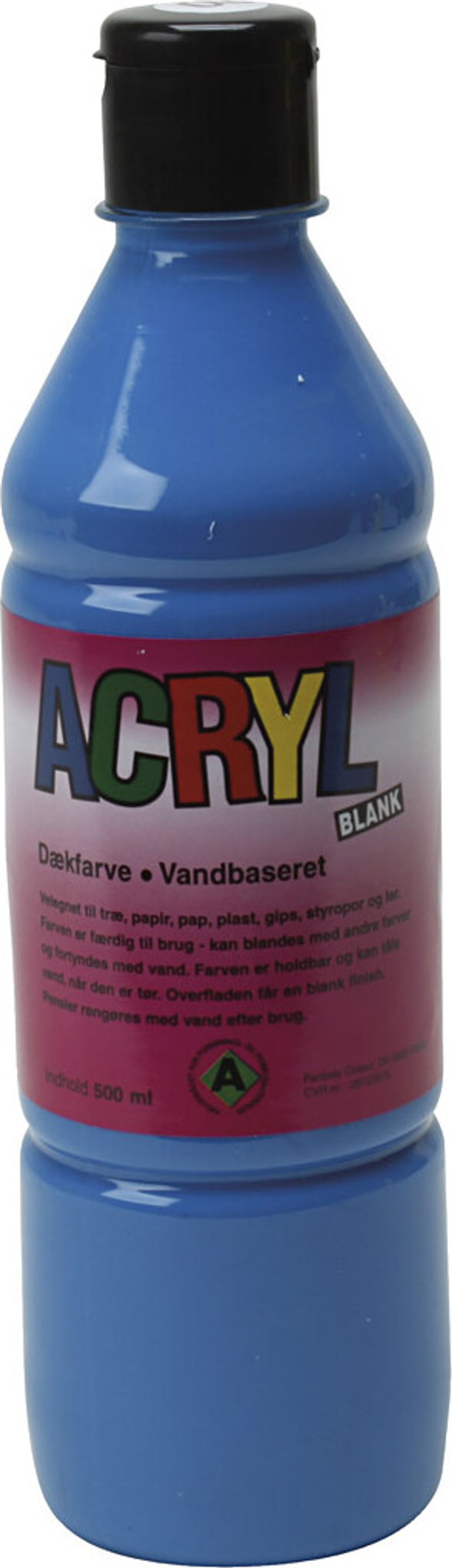 Fantasy Color - Acryl Maling - Primær Blå - 500 Ml