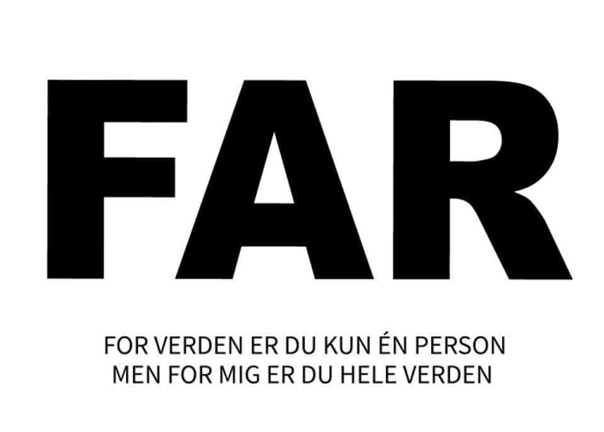 Far plakat fotoplakat