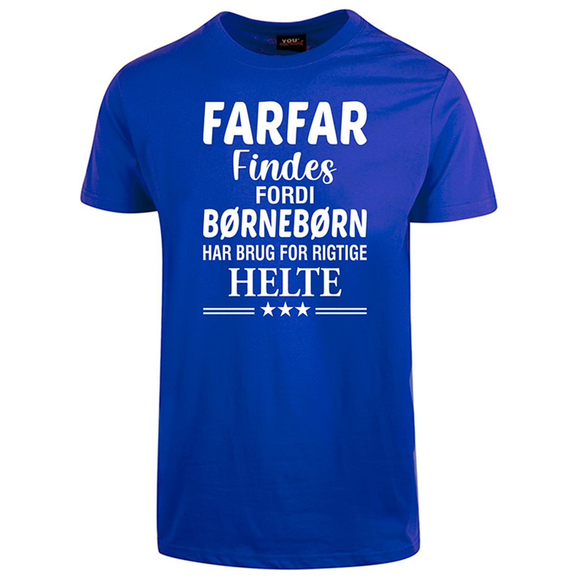 Farfar findes fars dag t-shirt - Koboltblå