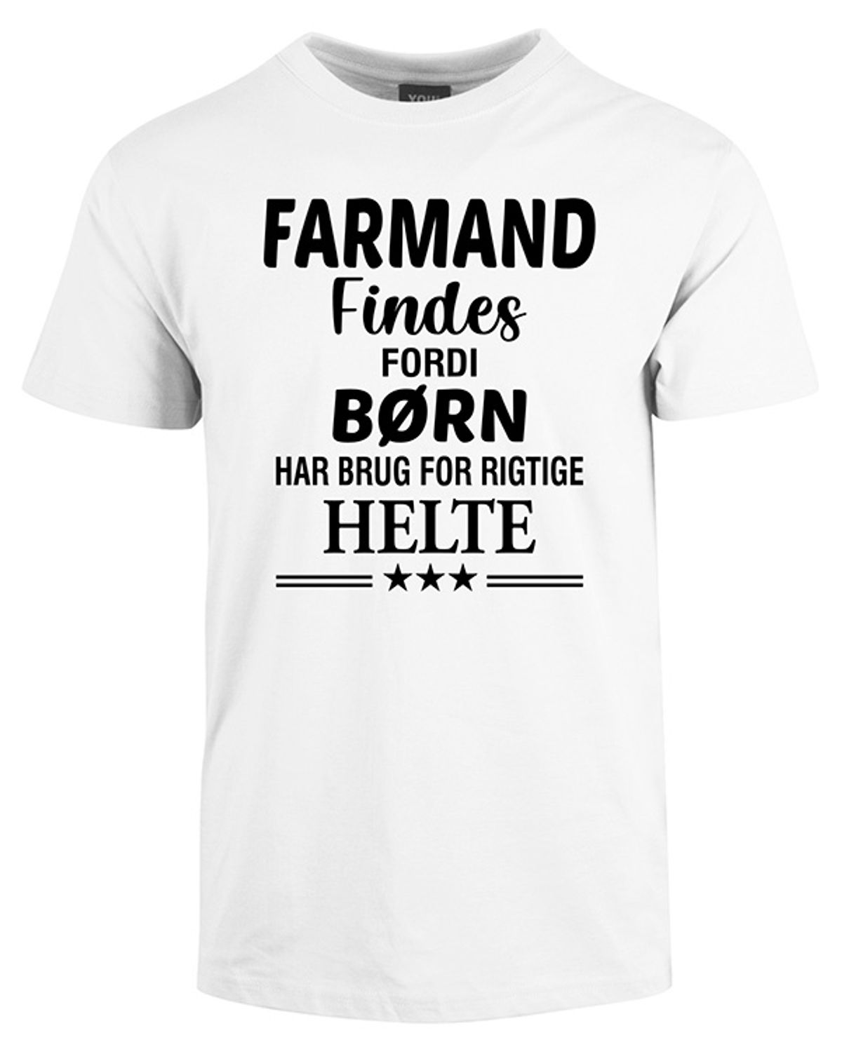 Farmand findes fars dag t-shirt - Hvid