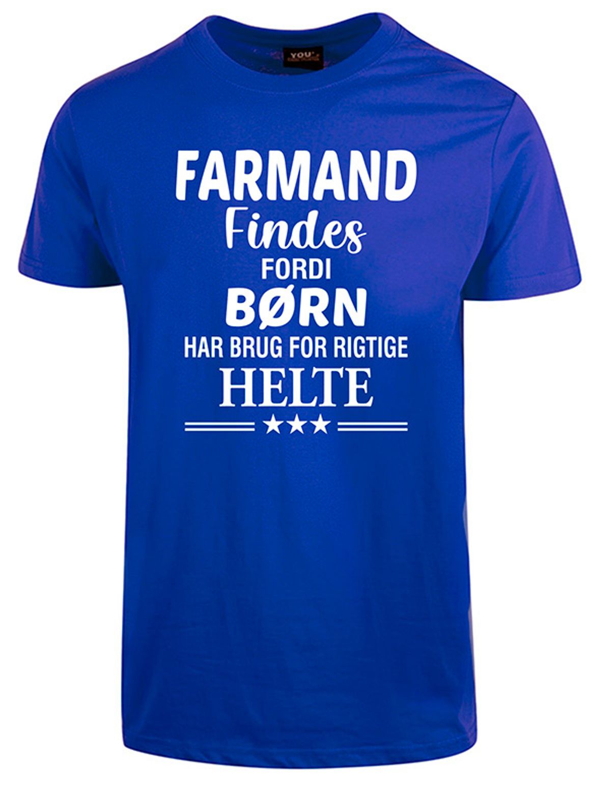 Farmand findes fars dag t-shirt - Koboltblå