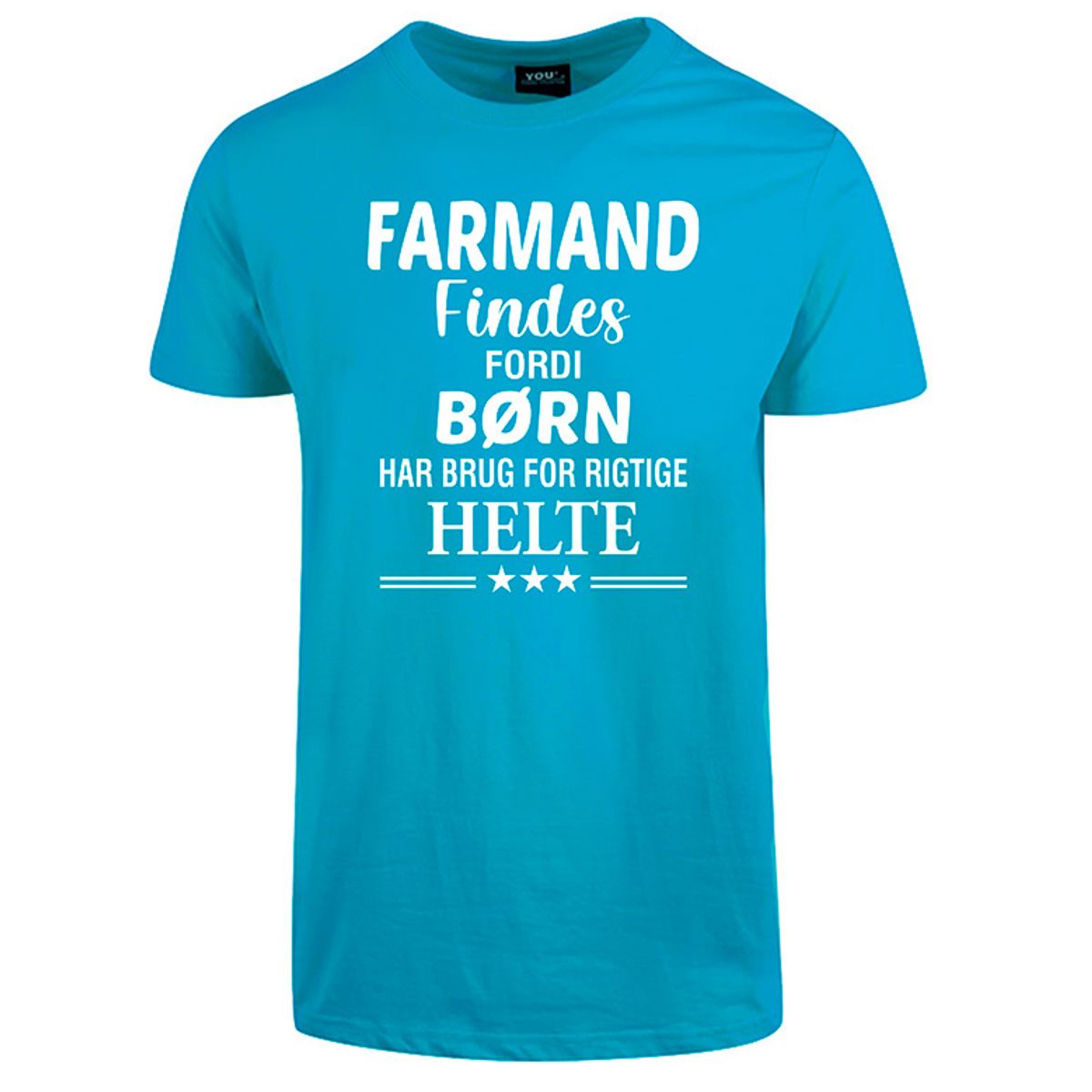 Farmand findes fars dag t-shirt - Turkis