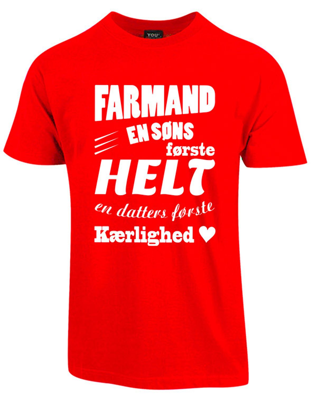 Farmand t-shirt - Rød