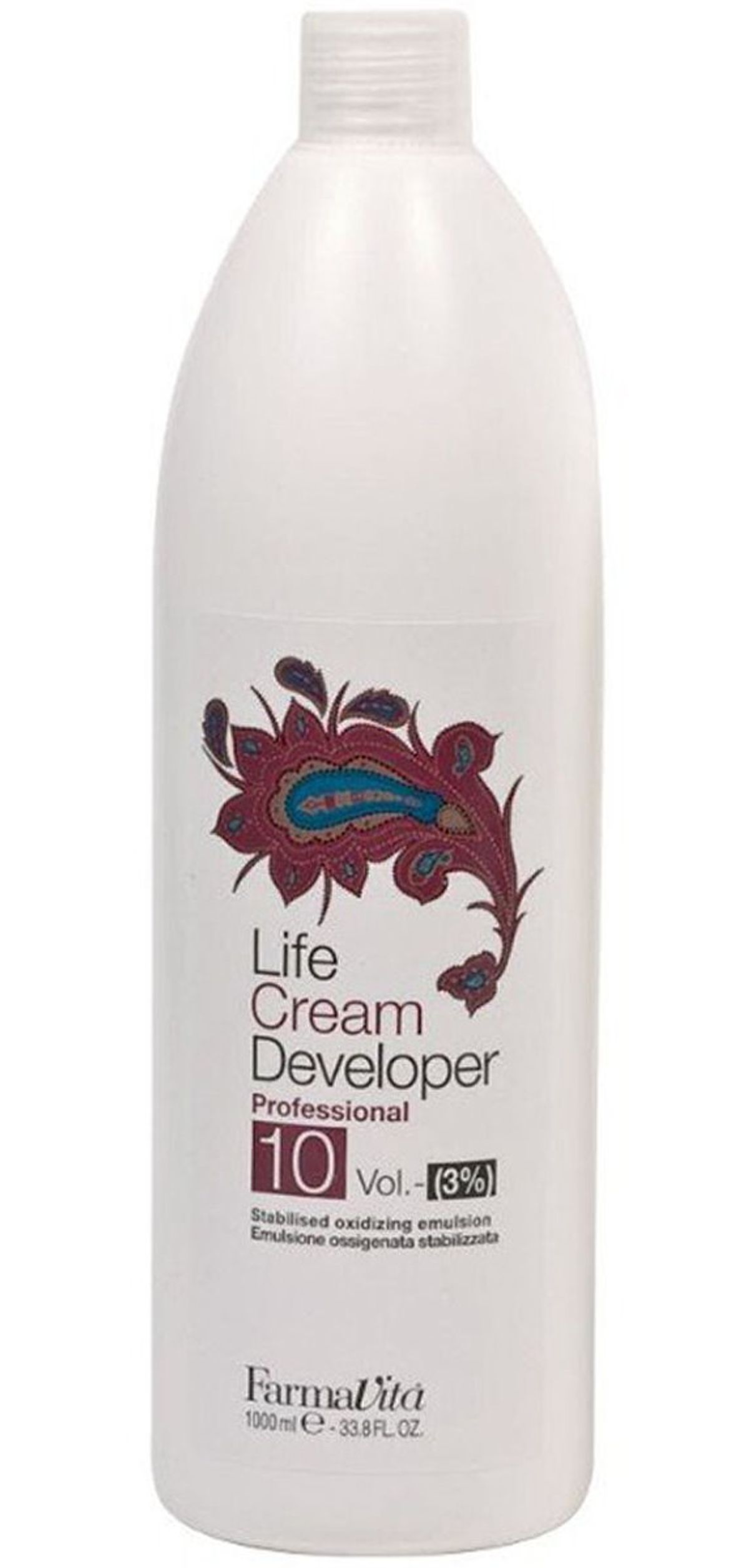 Farmavita life dream developer 10vol 3% stabilised oxidizing emulsion 1L