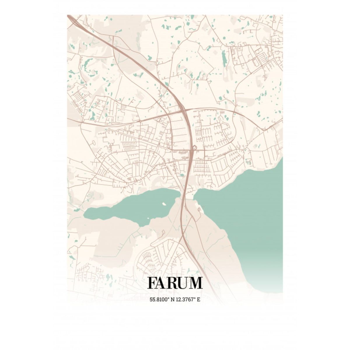 Farum byplakat 21x30cm (A4)