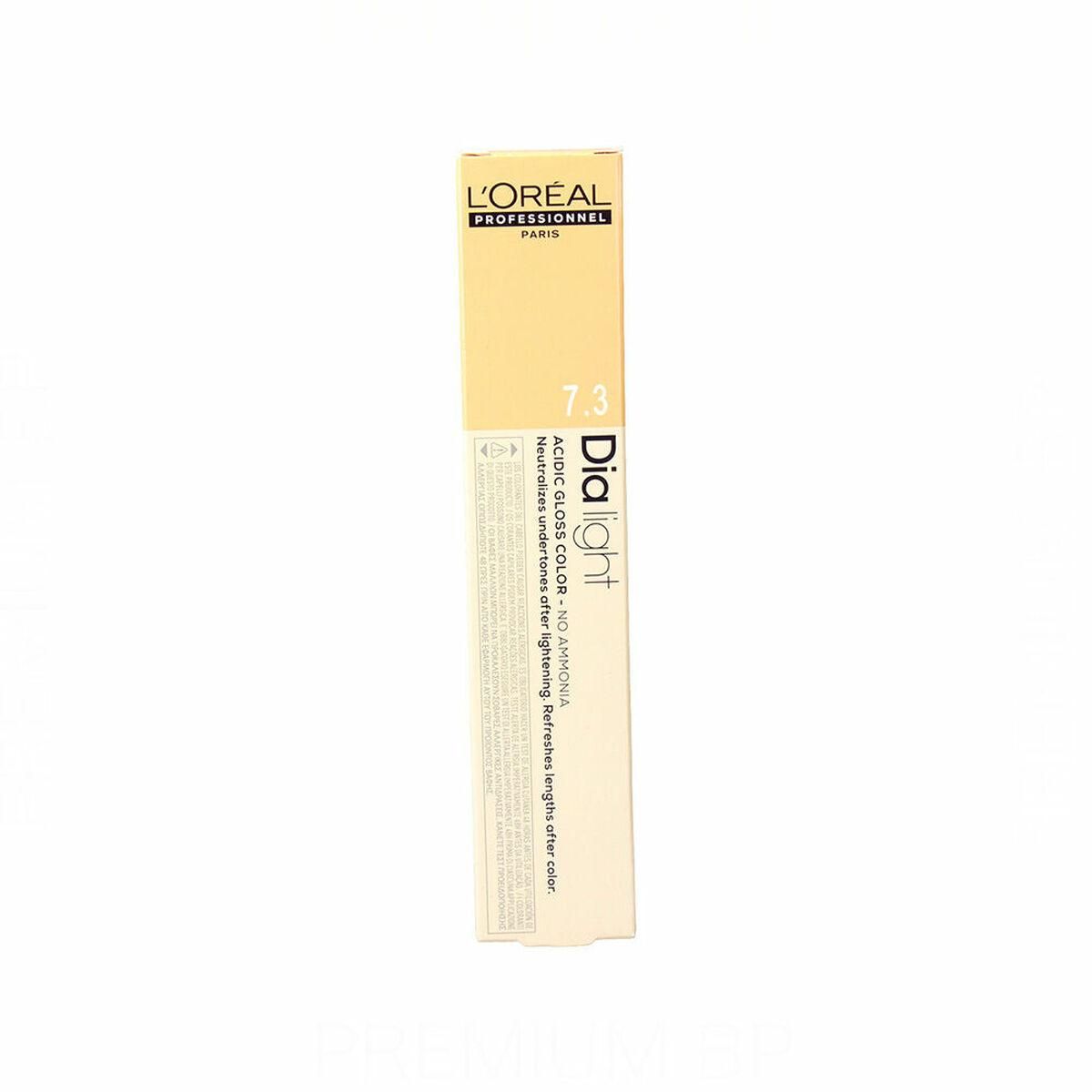 Farve uden Ammoniak L'Oreal Professionnel Paris Dia Light N.º 7.3 (50 ml)