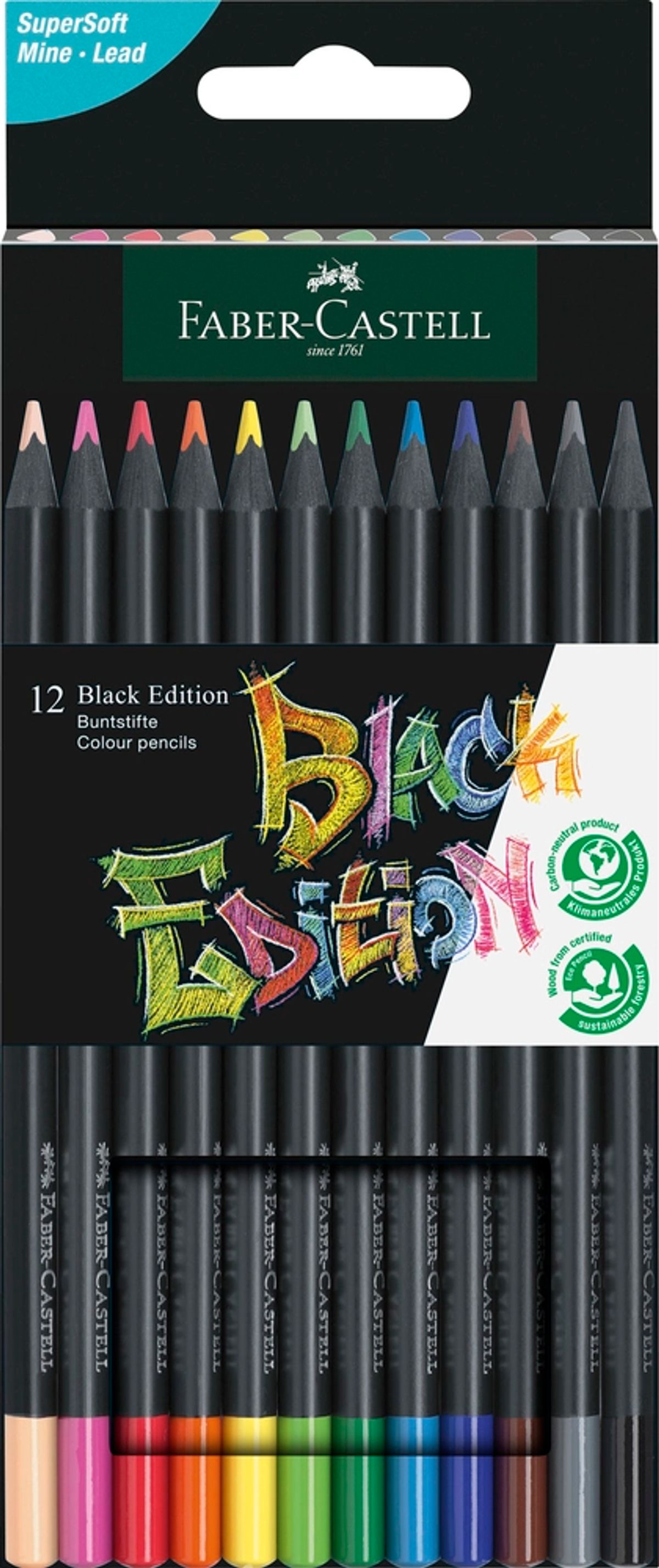 Farveblyant black edition Faber-Castell