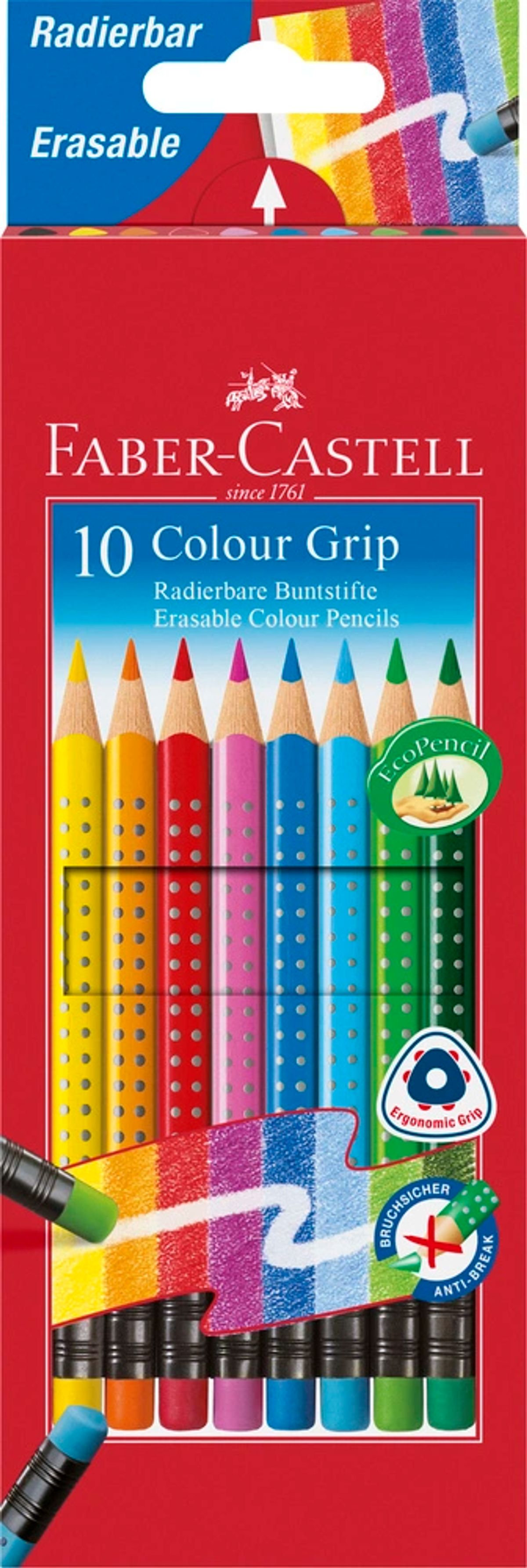 Farveblyant erasable Faber-Castell 10 stk