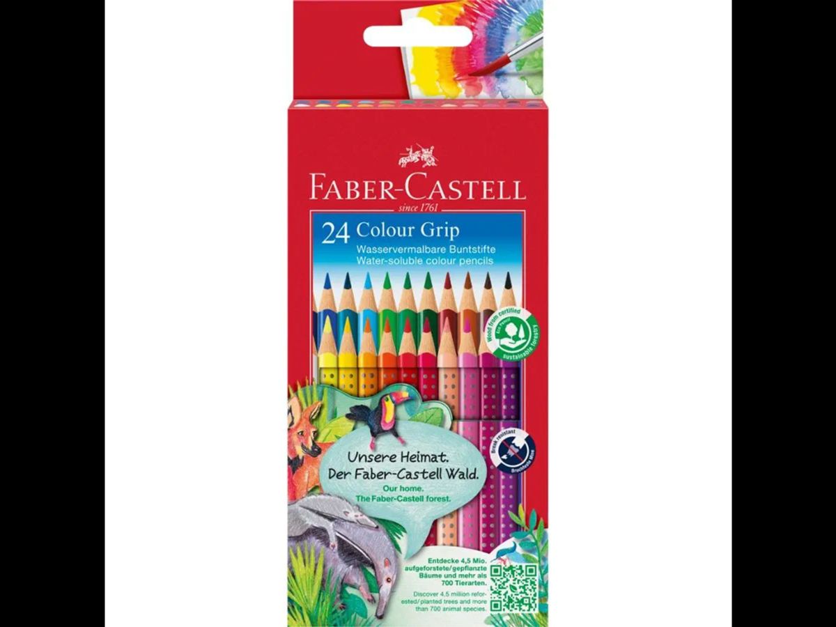 Farveblyant Faber Castell Grip 2001 24 ass.