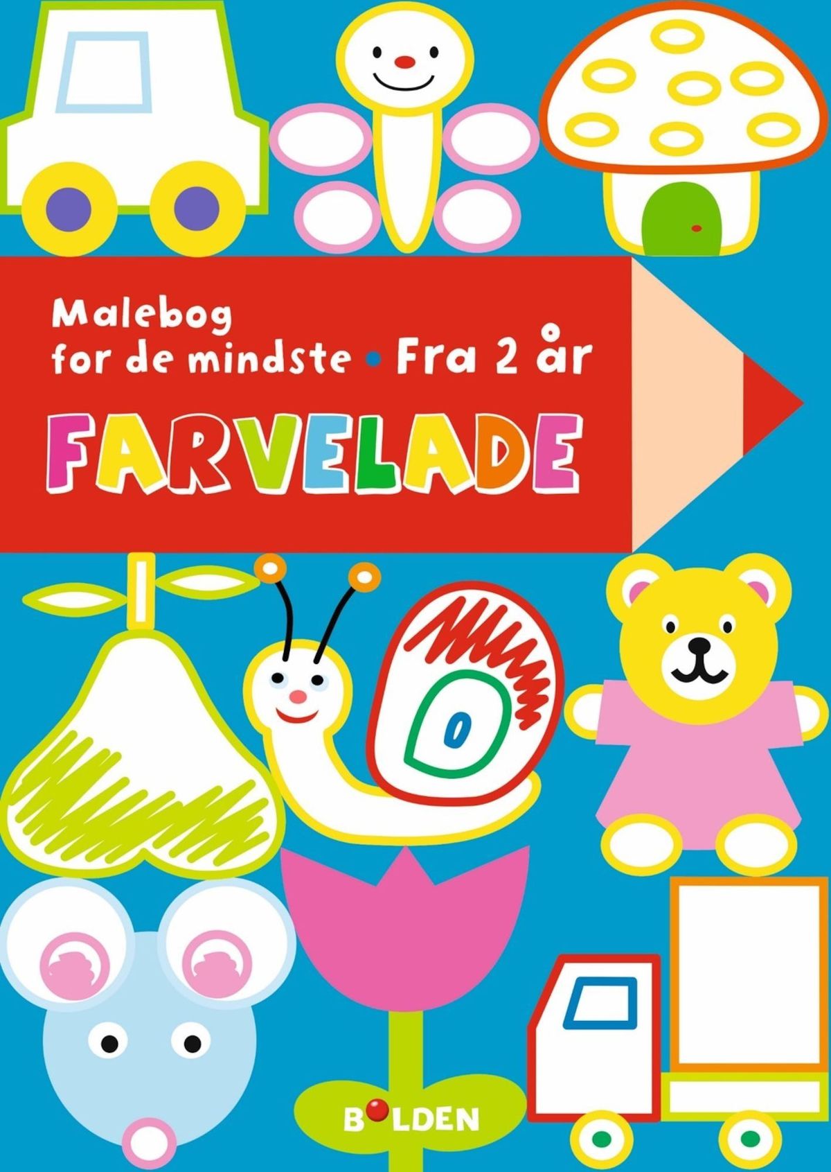 Farvelade Malebog For De Mindste 2 År+ - malebog - Legekammeraten.dk