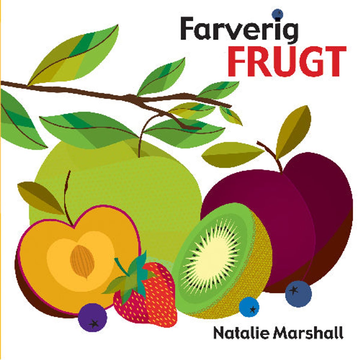 Farverig frugt