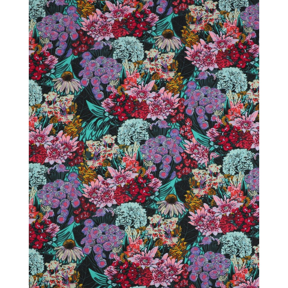 Farverigt blomsterhav - Patchwork - 100% Bomuld