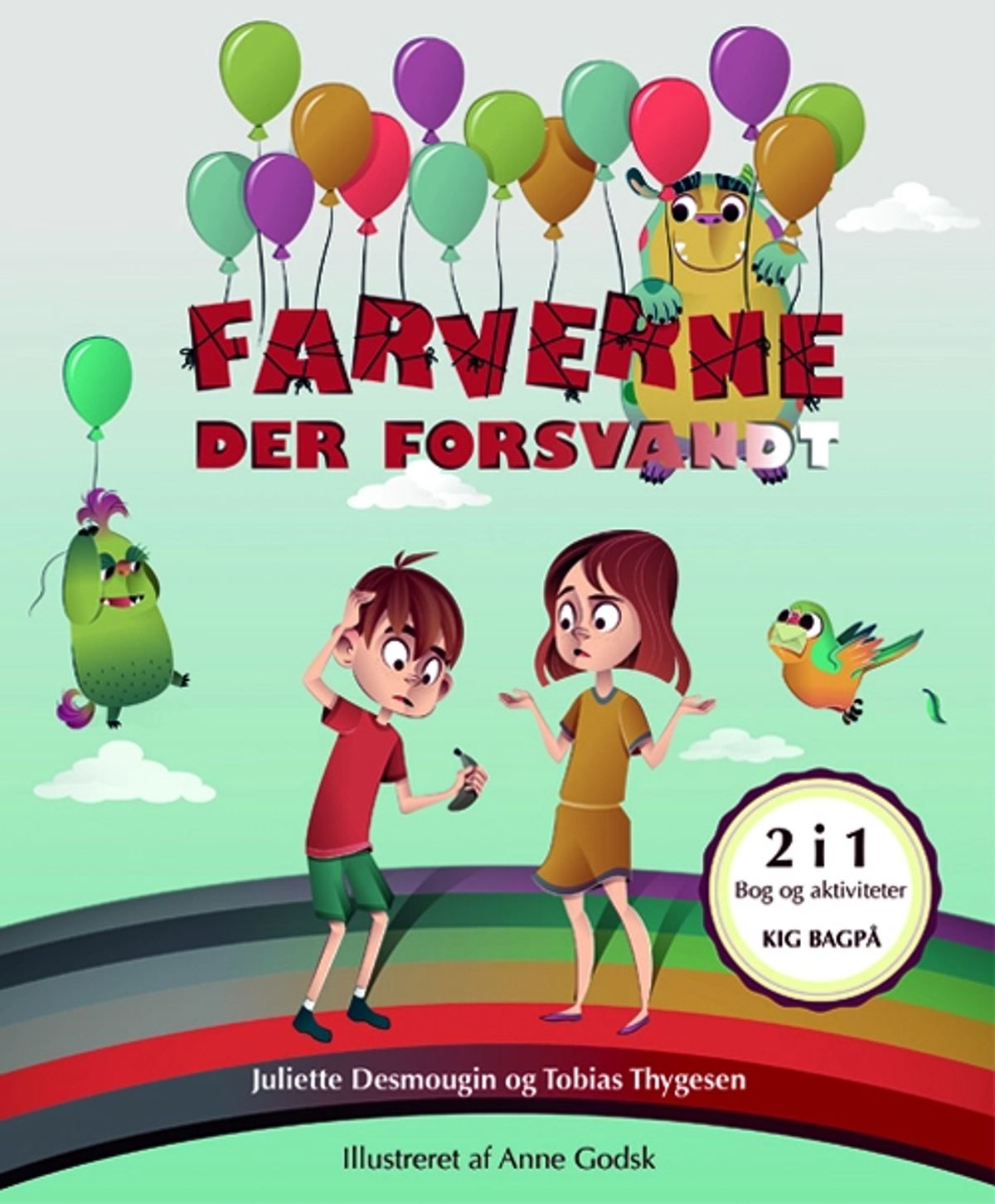 Farverne der forsvandt + Fam. von Fun aktivitetshæfte