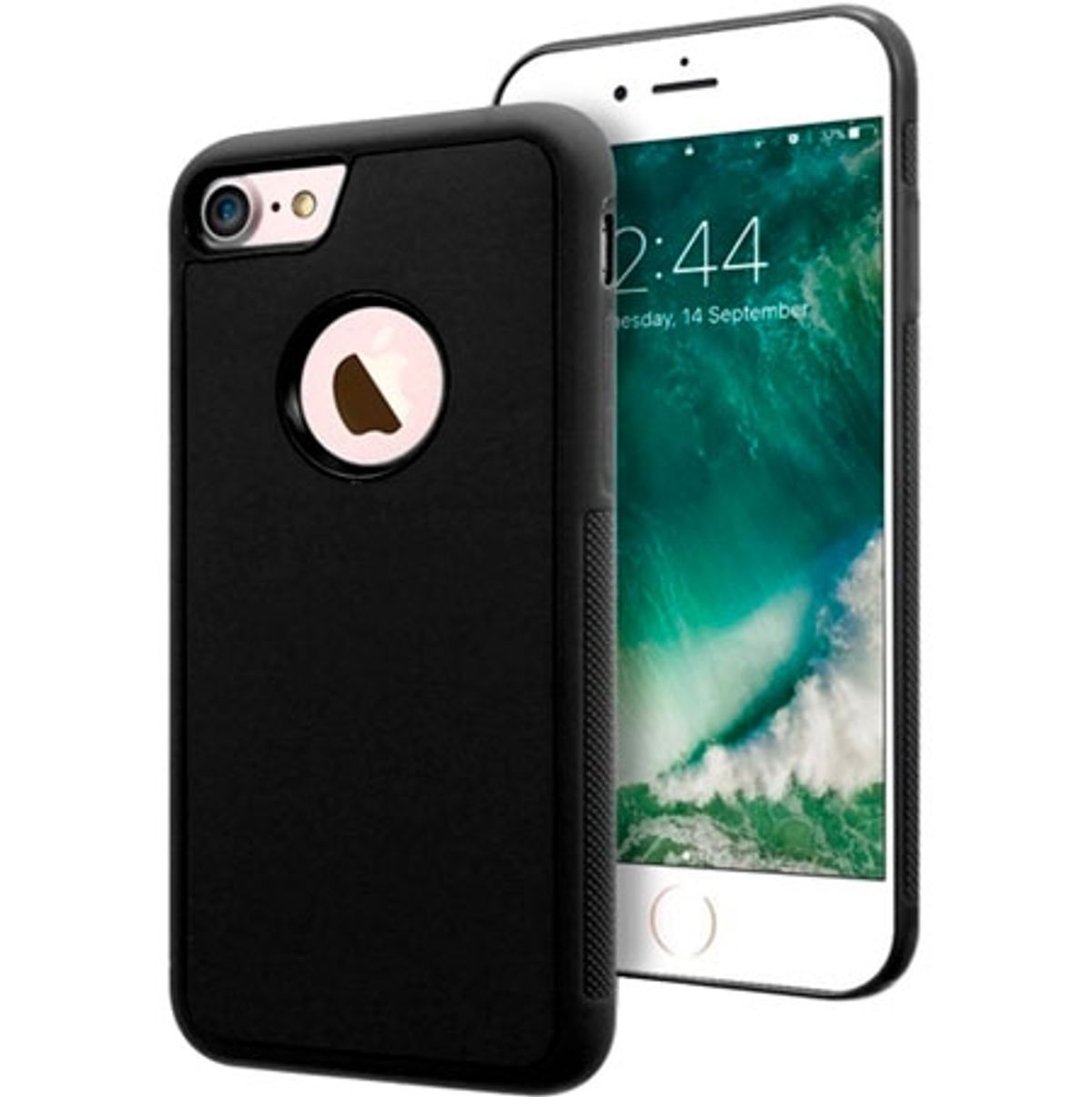 Fashion Anti-Gravity Mobilcover Sort iPhone 8