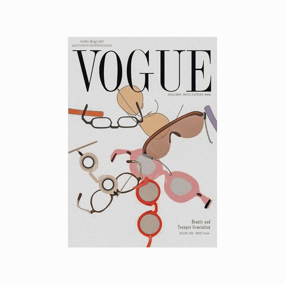 Fashion plakat Vogue (Get your Glasses on)