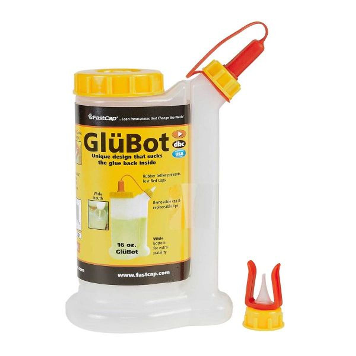 Fast Cap Glubot limflaske 470 ml